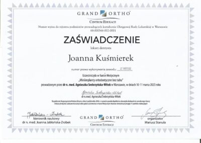 Certyfikat Szkolenia- miniimplanty ortodontyczne bez tabu 2023.jpeg